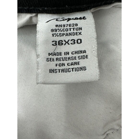 Request jeans Premium men’s pants‎ black size 36x30 - Picture 7 of 13